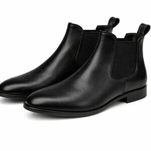 SAM EDELMAN Tinsley Ankle Black Rain Boots Size 8M